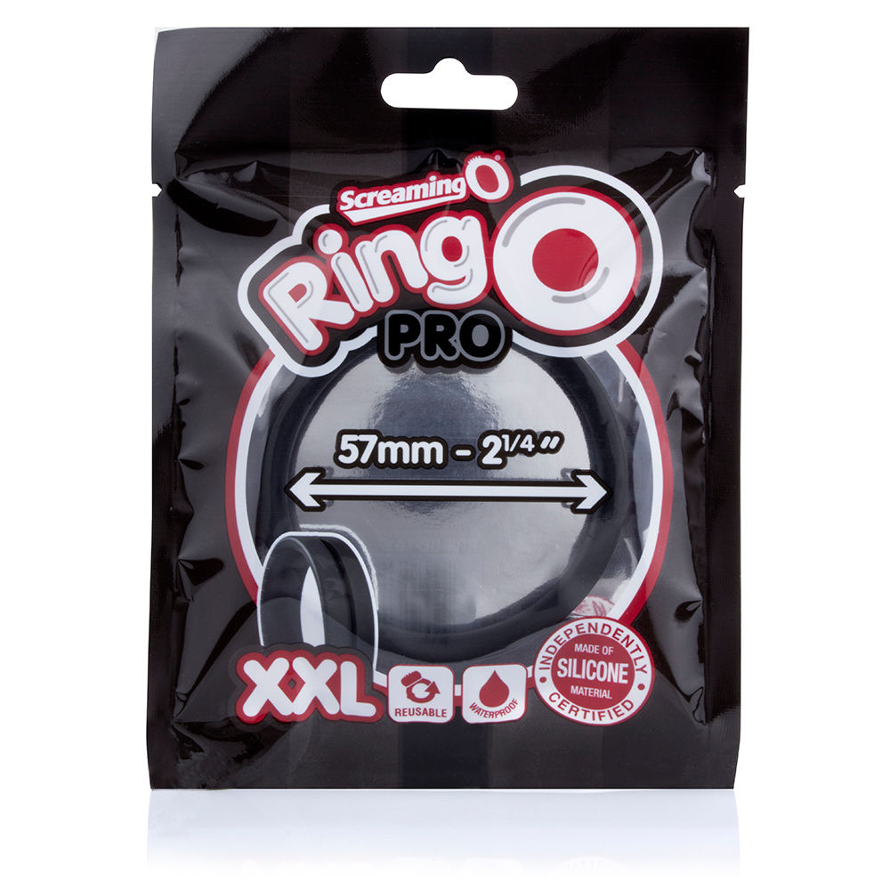 Ringo Pro XXL Black Silicone Cock Ring for Enhanced Pleasure COCK RINGS