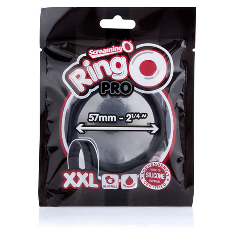 Ringo Pro XXL Black Silicone Cock Ring for Enhanced Pleasure COCK RINGS