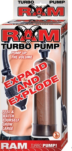 Ram Turbo Pump (Smoke) – 7 Inch Insertable Penis Pump