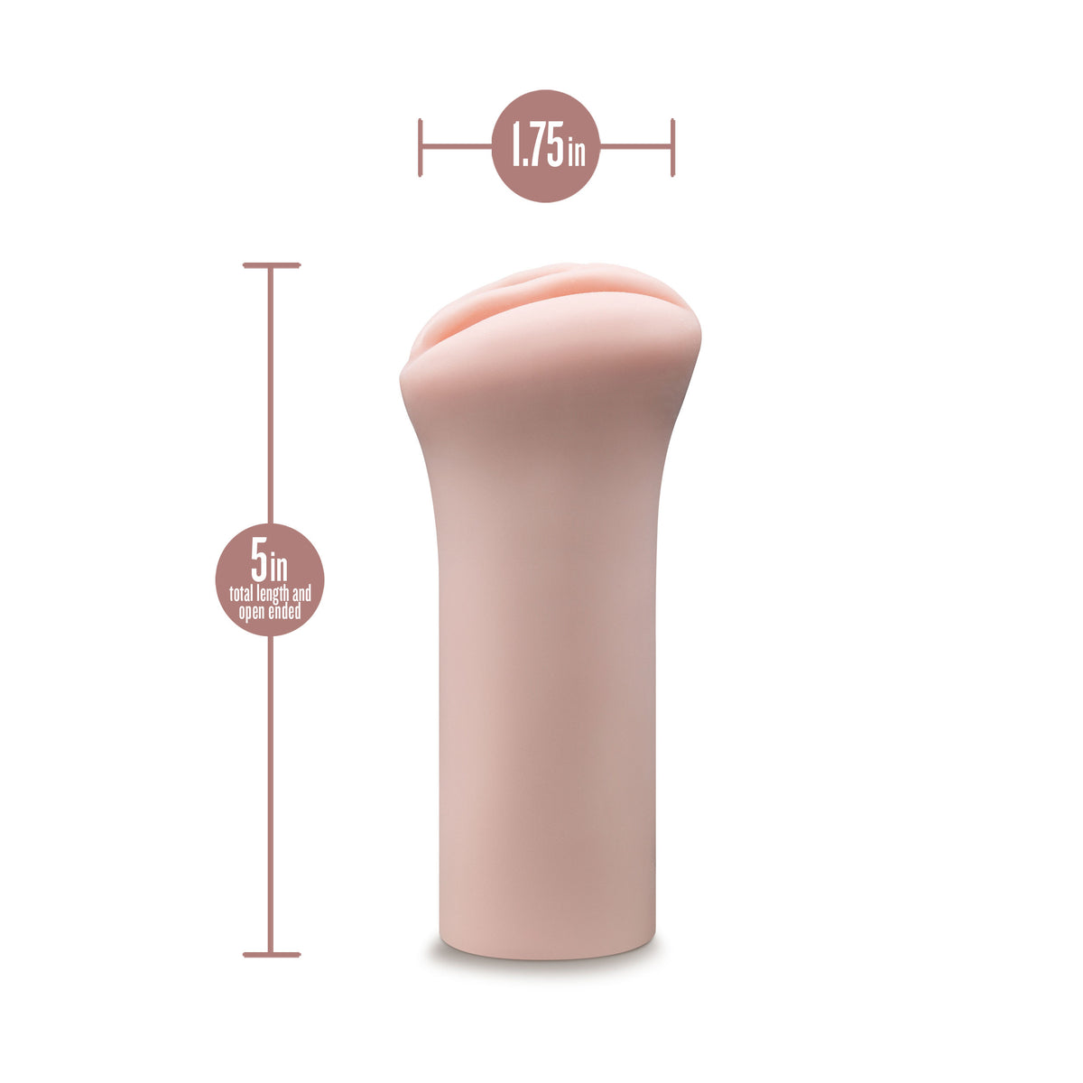 Ashlynn Beige Male Stroker Made with Ultra-Soft X5 Plus Material > Sex Toys For Men > Masturbators > Manual