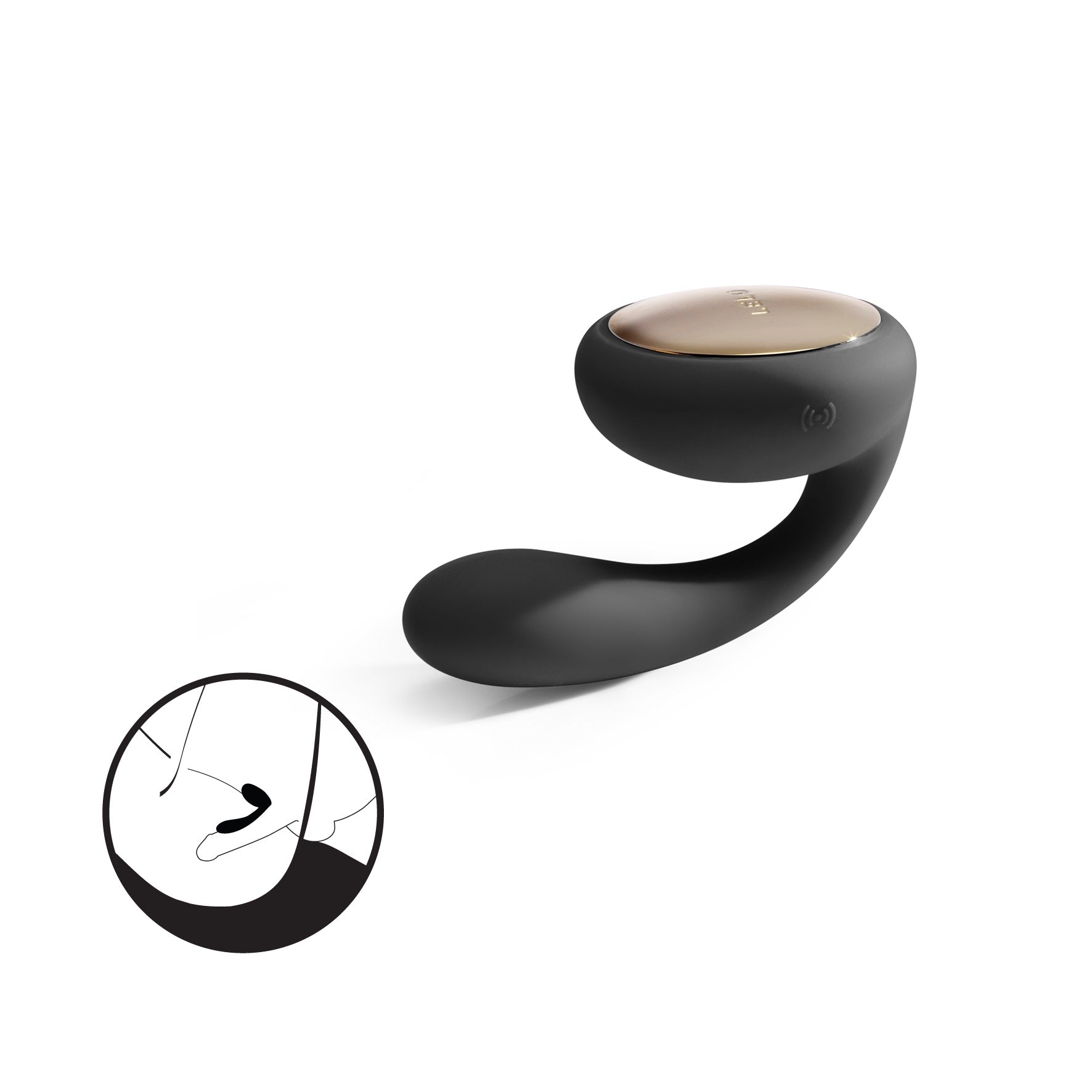 Lelo Tara Black Couples Massager G-Spot Toy > Sex Toys For Ladies > Panty Vibes