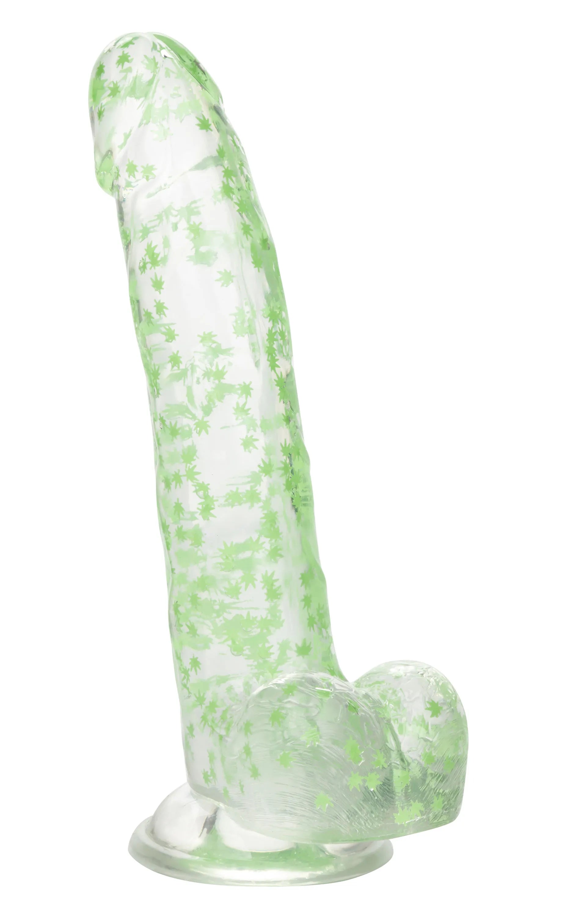 Naughty Bits I Leaf Dick – Glow-in-the-Dark 8 Inch Dildo > Dildos > Realistic Dildos
