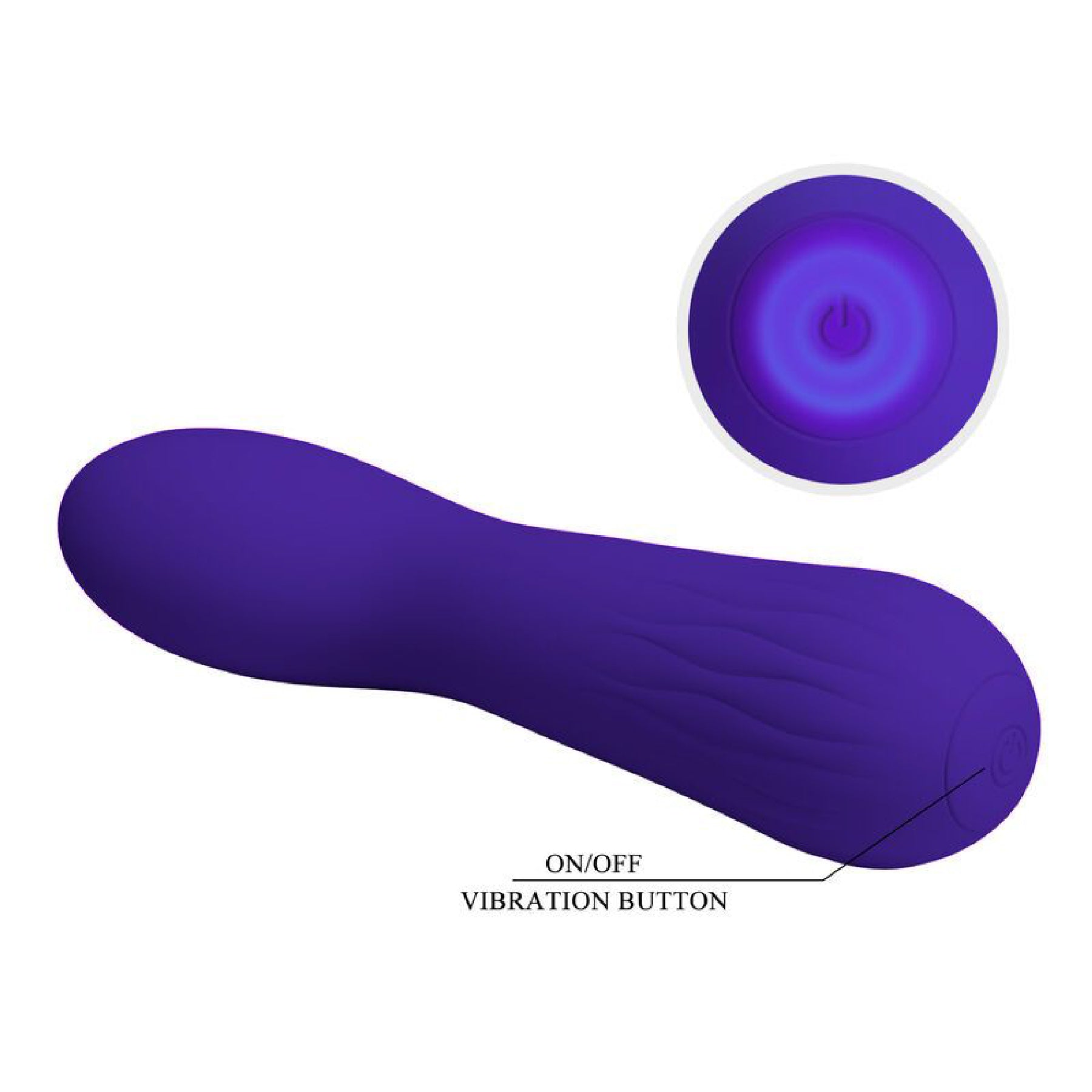 Faun Rechargeable Purple Silicone G-Spot Vibrator for Adults Vibrators