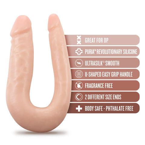 Dr. Skin Silicone Dr. Double (Vanilla) – Flexible Double Dong Double Dongs