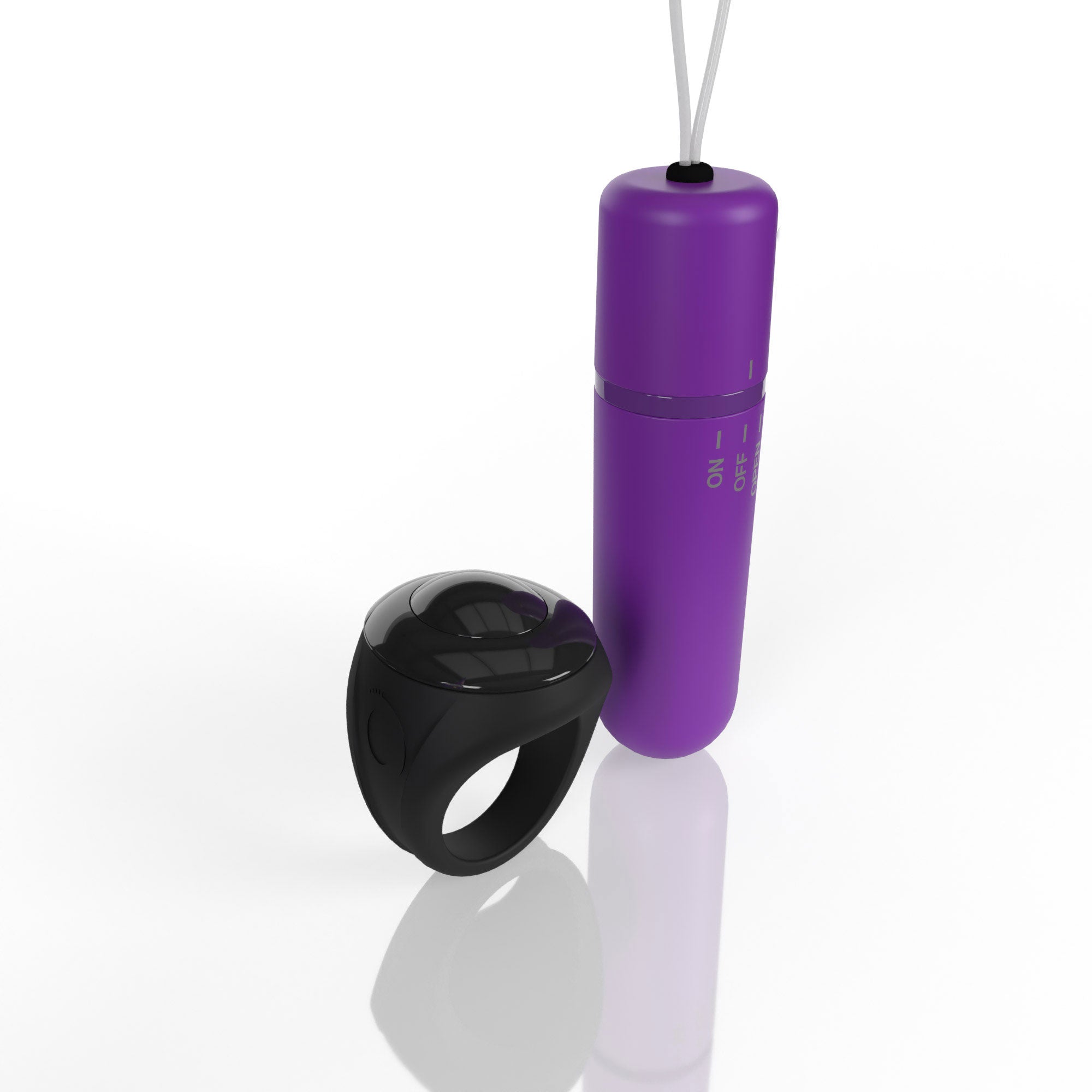 My Secret Screaming O 4T Panty Vibe Grape with Remote Control and Lace Side-Tie Panty BULLETS