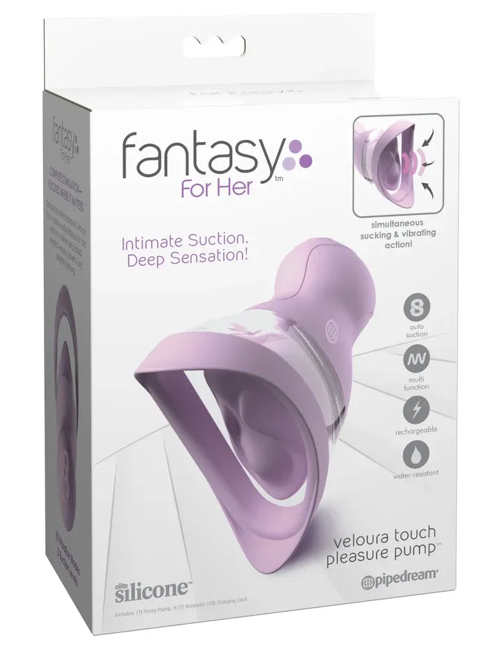 Fantasy For Her Veloura Touch – Suction And Vibration Pleasure Pump Secondary image