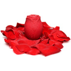 Mystic Rose Sucking and Vibrating Silicone Clitoral Vibrator Red > Sex Toys For Ladies > Rose Stimulators