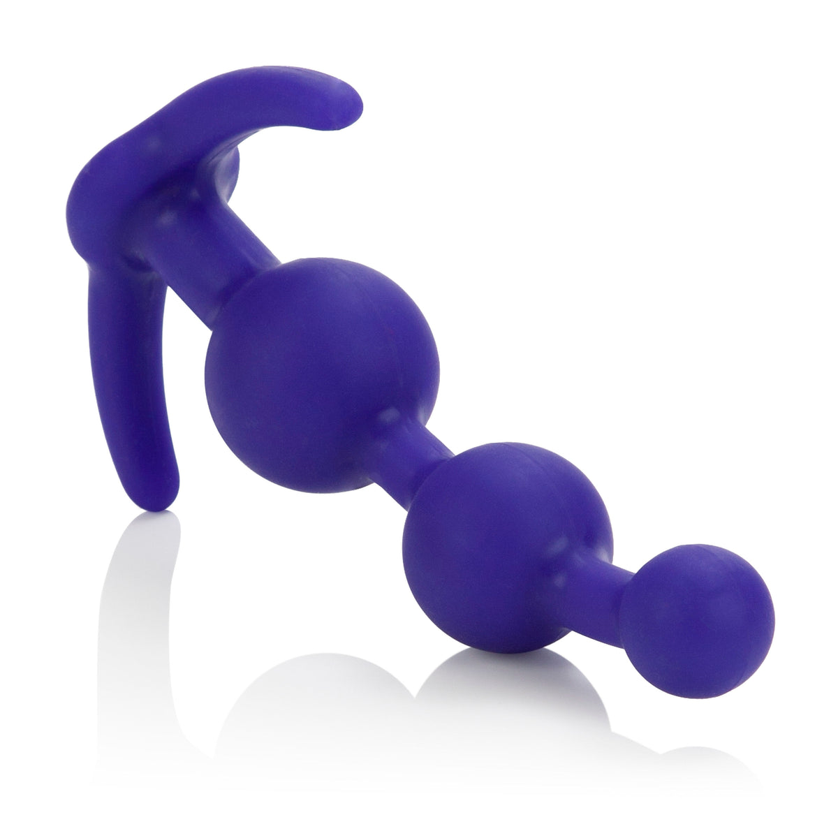 Booty Call Purple Silicone 4.75" Anal Beads with Easy Pull Handle > Anal Range > Anal Beads
