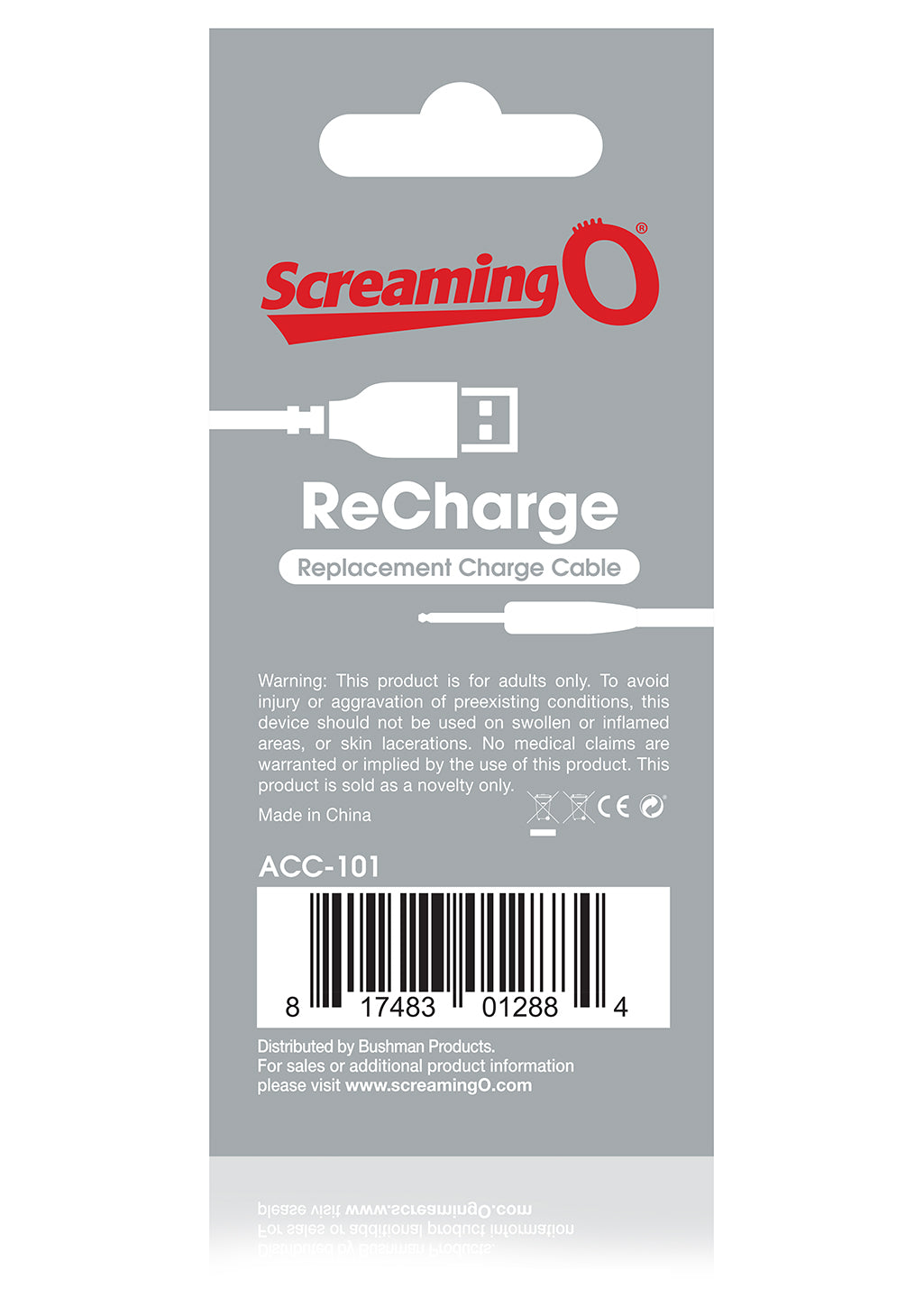 Recharge Charging Cable for Screaming O Adult Intimacy Devices Vibrators
