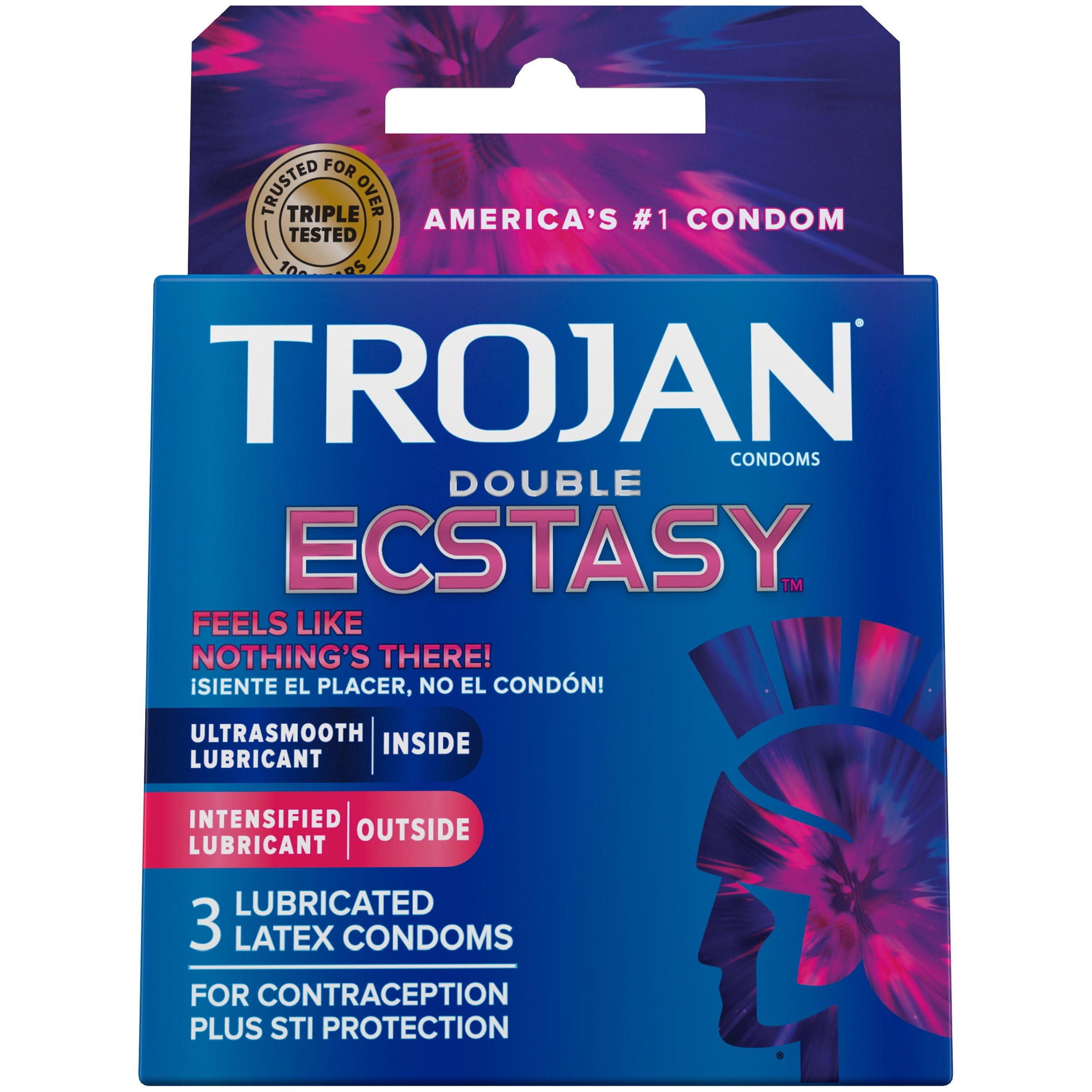 Trojan Double Ecstasy - 3 Pack Default Title > Essentials > Condoms