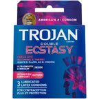 Trojan Double Ecstasy - 3 Pack > Essentials > Condoms