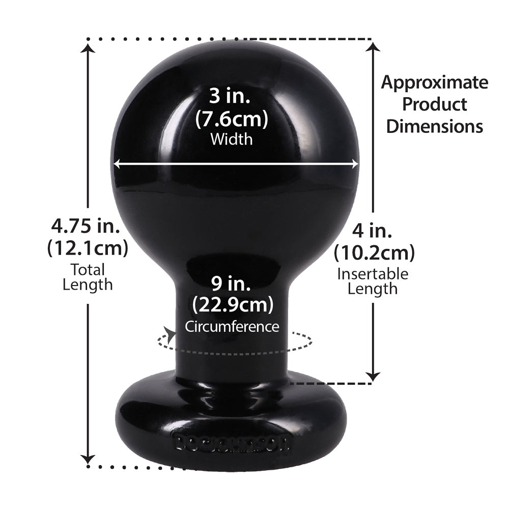 Round Large Butt Plug – Comfortable Spherical Design > Anal Range > Butt Plugs