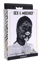Lace Hush Hood Sheer Erotic Mask > Bondage Gear > Bondage Hoods