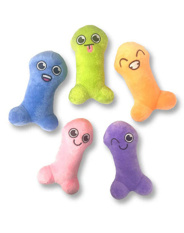 Suck a Bag of Dicks Plushy Pillow with Five Plush Dicks Novelties
