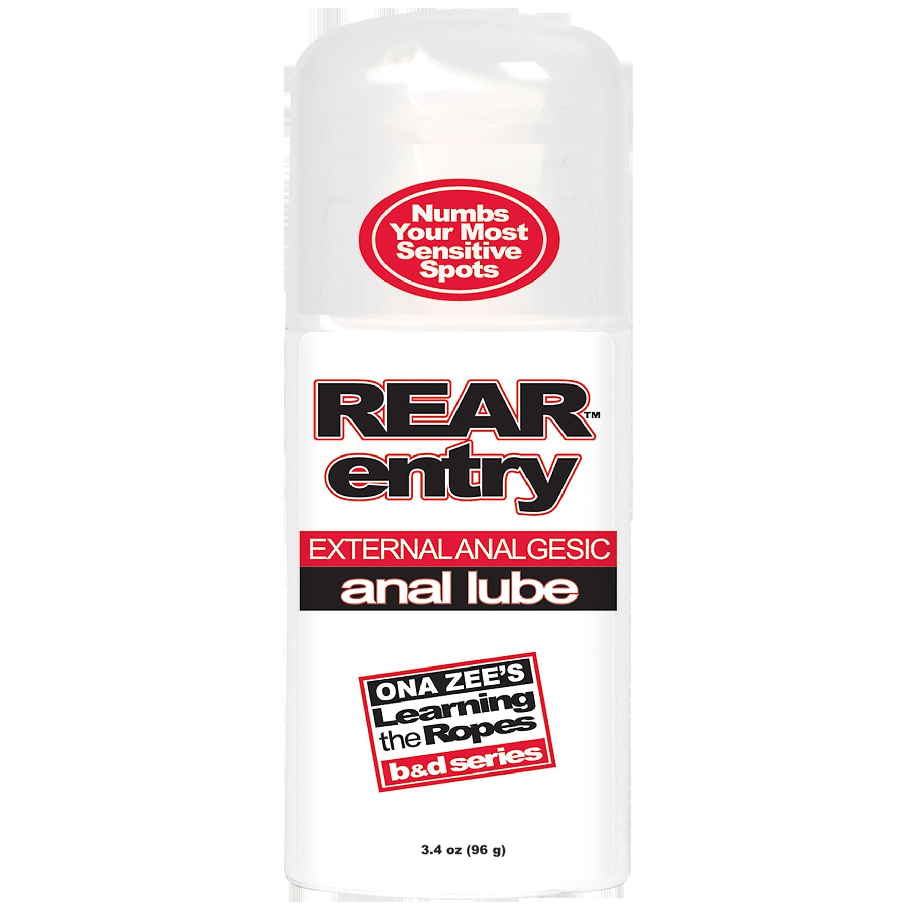 Ona Zee's Rear Entry Anal Lubricant – Desensitising Anal Gel - 96g Default Title > Lube > Anal