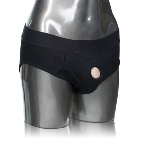 Packer Gear Brief Harness (Black) – Large to Extra Large Harness Black L XL > Gender > Bodywear