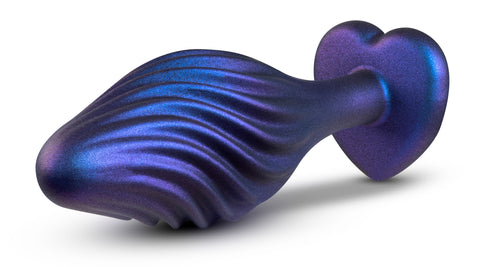 Anal Adventures Swirling Bling Plug Sapphire Anal Toy Purple > Anal Range > Jewel Butt Plugs