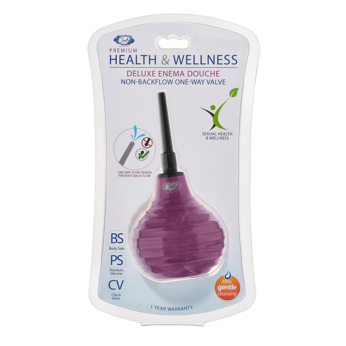 Health and Wellness Deluxe Enema Douche with One-Way Valve > Essentials > Douches