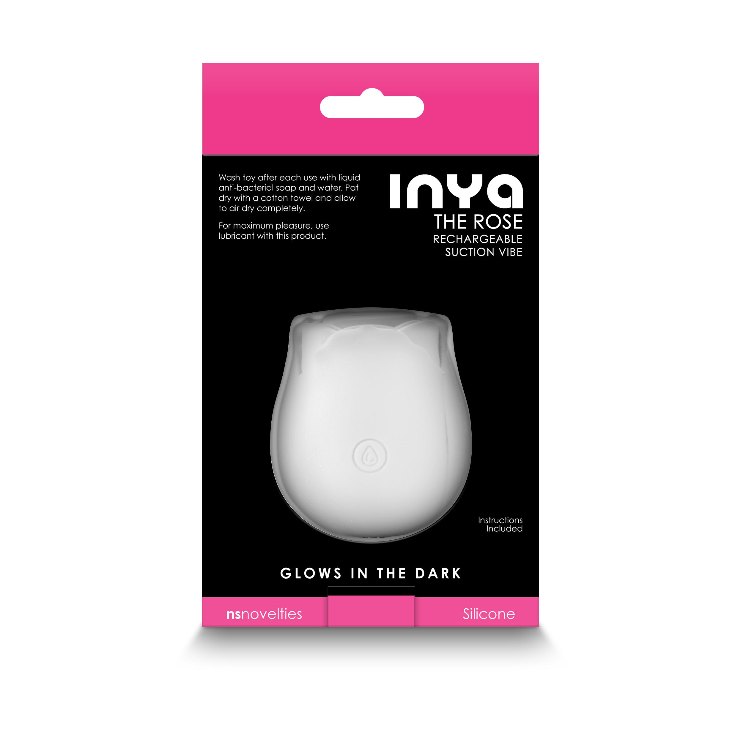 INYA The Rose (Glow in the Dark) – Suction Stimulator > Sex Toys For Ladies > Rose Stimulators