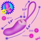 Silicone Mini Vibe With Remote – Luxury Flexible Silicone Vibrator > Vibrators > Mini Vibrators