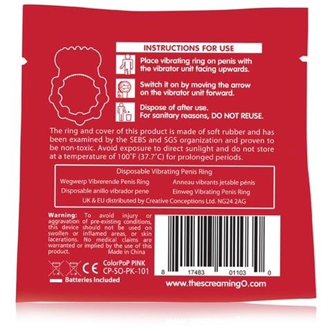 Screaming O ColorPop – Vibrating Ring > Cock Ring > Vibrating
