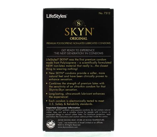 Skyn Original - Non-Latex Lubricated Condoms - 3 Pack > Essentials > Condoms