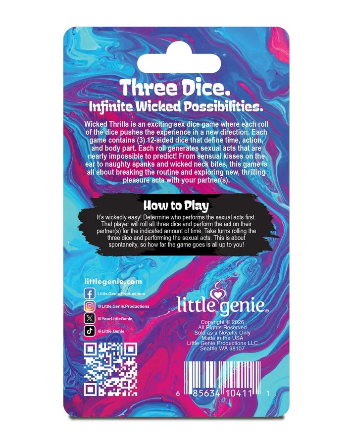 Wicked Thrills – Dice Game > Novelties > Games