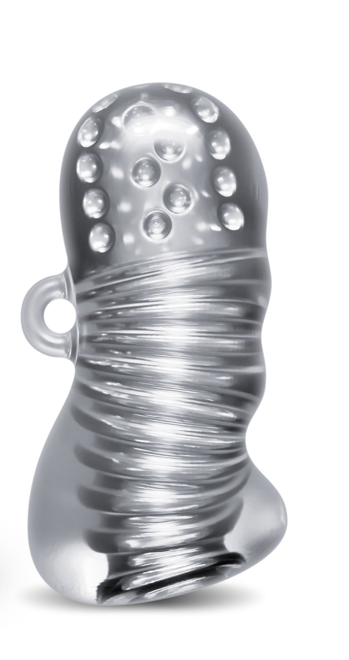 Rize Squeezy (Clear) – Textured Male Masturbator Sleeve > Sex Toys For Men > Masturbators > Manual