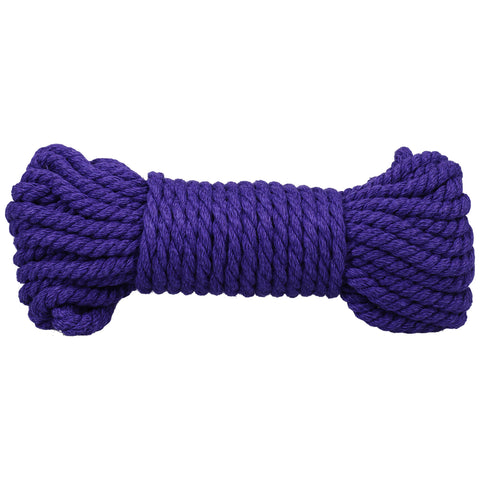 Merci Bind and Tie Hemp Bondage Rope 6mm 30 Feet Violet Rope
