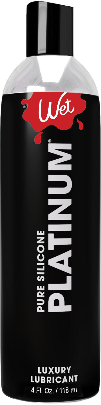 Wet Platinum Luxury Silicone-Based Personal Lubricant 8 Oz Default Title Silicone Lubricant
