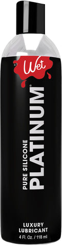 Wet Platinum Luxury Silicone-Based Personal Lubricant 8 Oz Default Title Silicone Lubricant