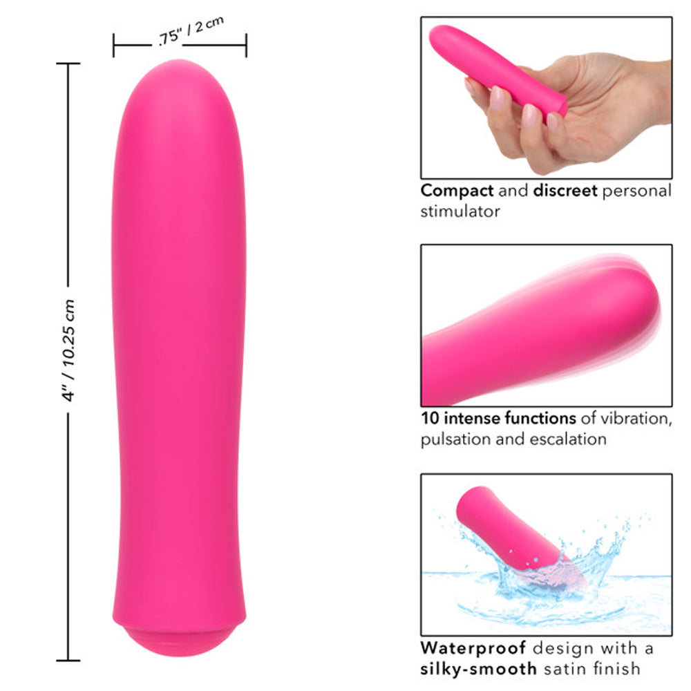 Kyst T.C.B. Taking Care of Business Mini Massager Pink 4-Inch Satin Finish BULLETS