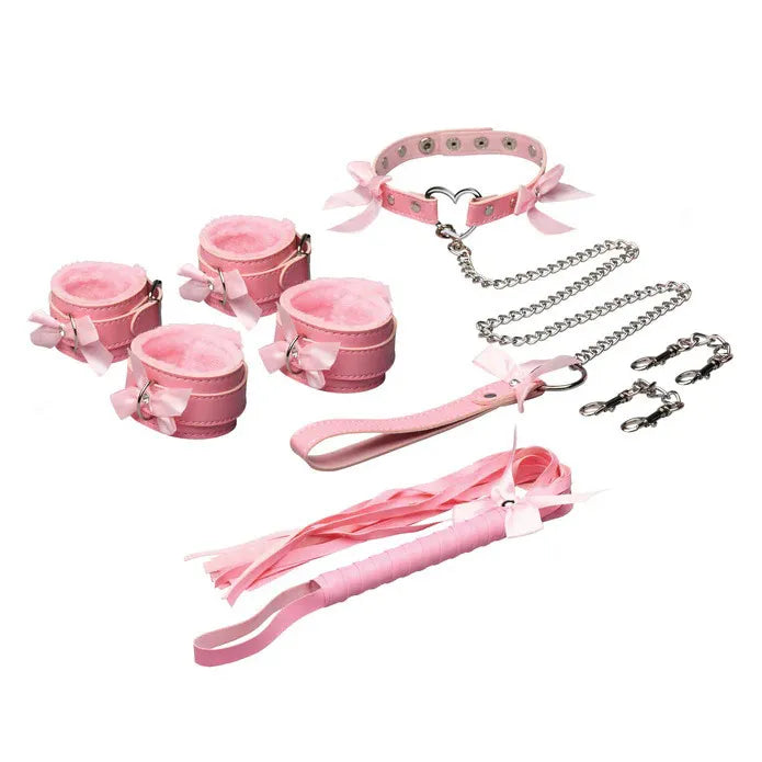 Kawaii Bondage Set (Pink) – Vegan-Friendly Bondage Accessories > Bondage Gear > Bondage Kits
