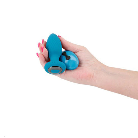 Inya Alpine 2.0 Teal Remote Controlled Butt Plug 10.7 cm Butt Plugs - Vibrating