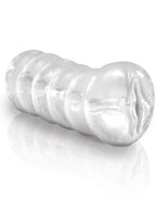 Pipedream Extreme Clear Leader Snatch – Clear Handheld Masturbator Gold > Sex Toys For Men > Masturbators > Manual