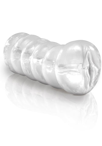 Pipedream Extreme Clear Leader Snatch Masturbator Strokers - Manual