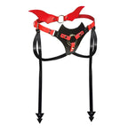 Maelith Adjustable Strap-On Harness With Polished Iron O Rings Harnesses & Strap-Ons
