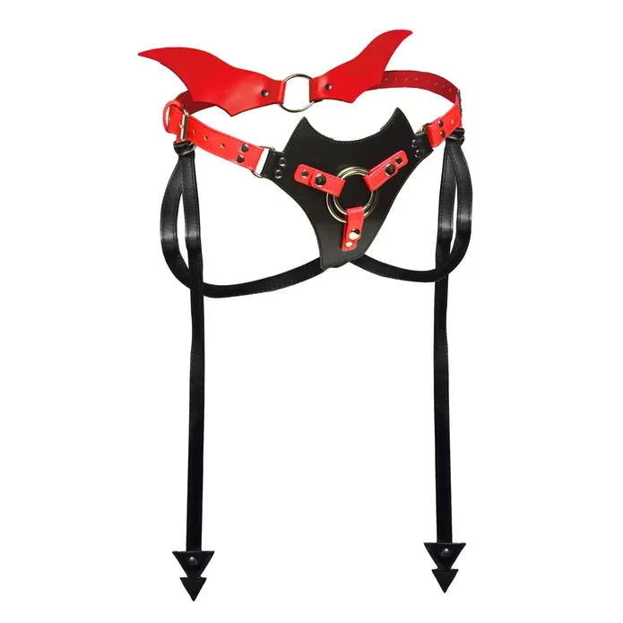 Maelith Adjustable Strap-On Harness With Polished Iron O Rings Harnesses & Strap-Ons