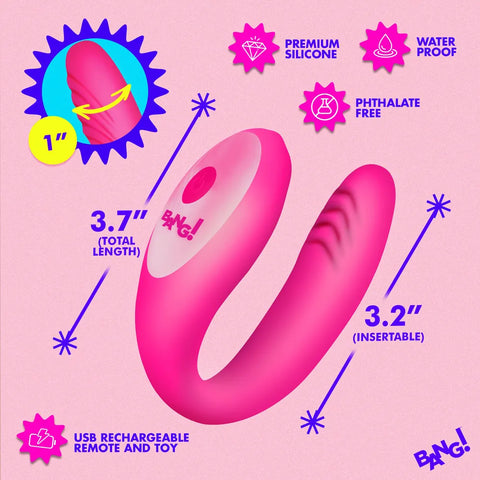 BG Gyrating G-Spot Vibrator – Remote-Controlled Silicone Vibrator > Vibrators > G-Spot