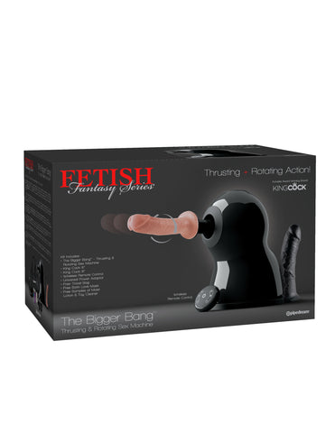 Fetish Fantasy Bigger Bang Thrusting And Rotating Sex Machine Black Sex Machines