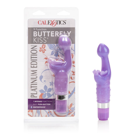 Butterfly Kiss Platinum Edition Vibrator 9 Function Purple VIBRATORS-RABBIT-MULTI