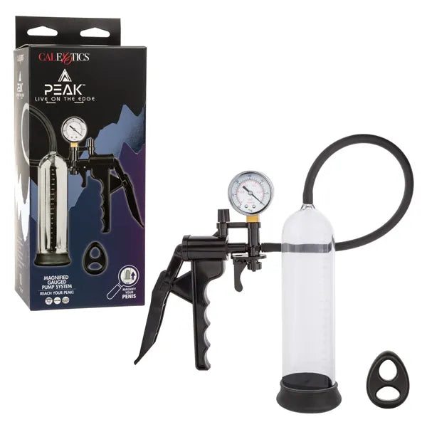 Peak Magnified Gauged Pump System – Silicone Cock and Ball Enhancer Pump > Pumps > Penis Pumps Performance