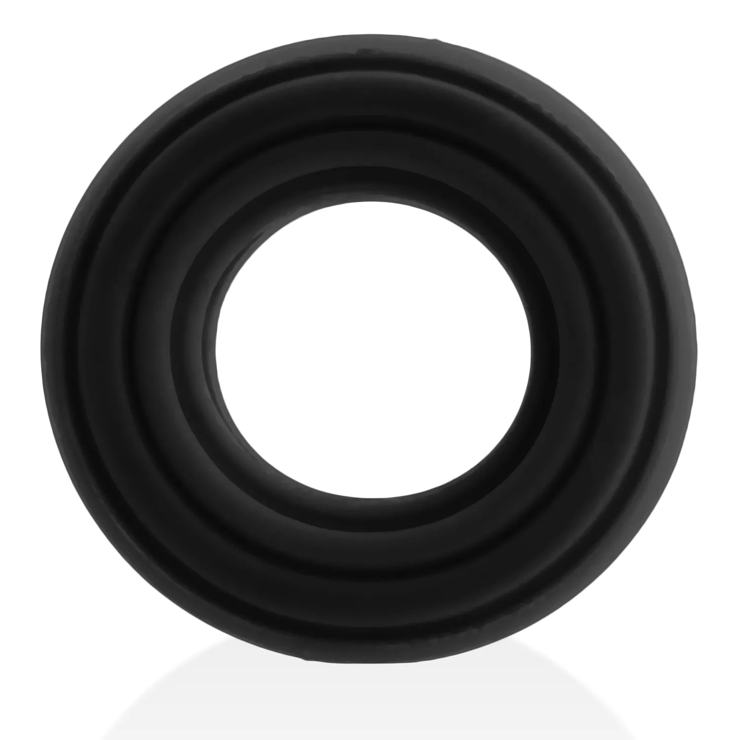 Roto Grooved Gripper-Ribbed Cockring Black Fog > Cock Ring > Single