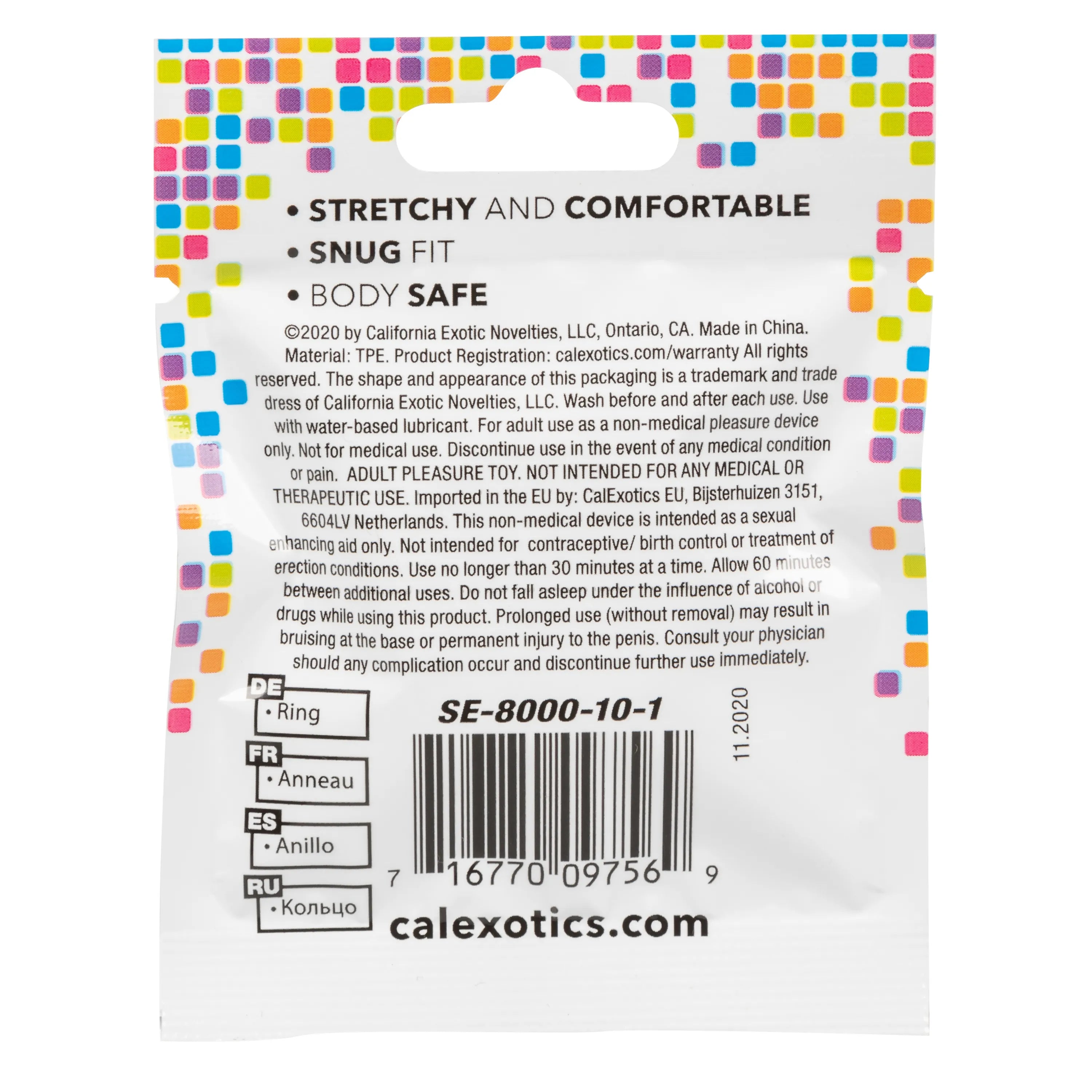 Foil Pack Ring – Stretchy Comfortable Penis Ring > Cock Ring > Single