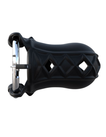 Fantasy C-Ringz Extreme Silicone (Black) – Silicone Cock Blocker Cages