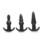 4 Piece Vibrating Anal Plug Set with 10 Modes of Vibration > Anal Range > Butt Plug Kits