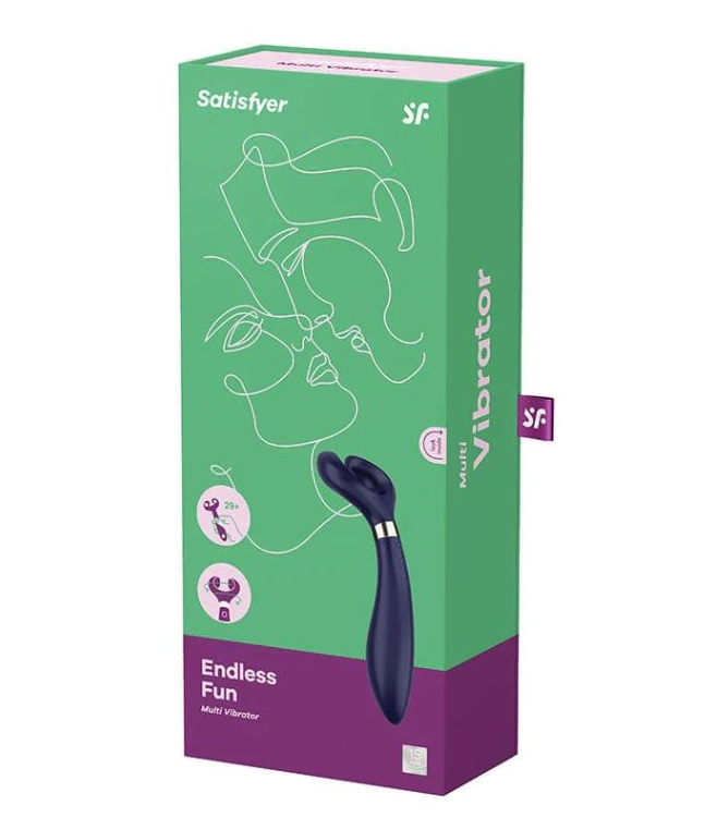Satisfyer Endless Fun 180° Rotating Multi-Toy Stimulator > Vibrators > Ladies > Clitoral Vibrators and Stimulators
