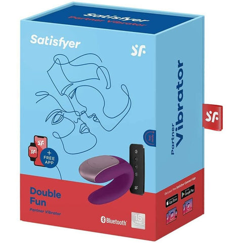 Satisfyer Partner Double Fun App Enabled Rechargeable U-Shaped Couples Vibrator > Sex Toys > Remote Control Toys