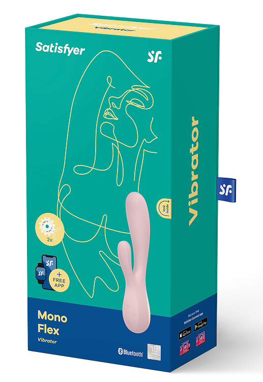 Satisfyer Mono Flex USB Rechargeable Rabbit Vibrator 10.5 Inch > Vibrators > Ladies > Rabbit