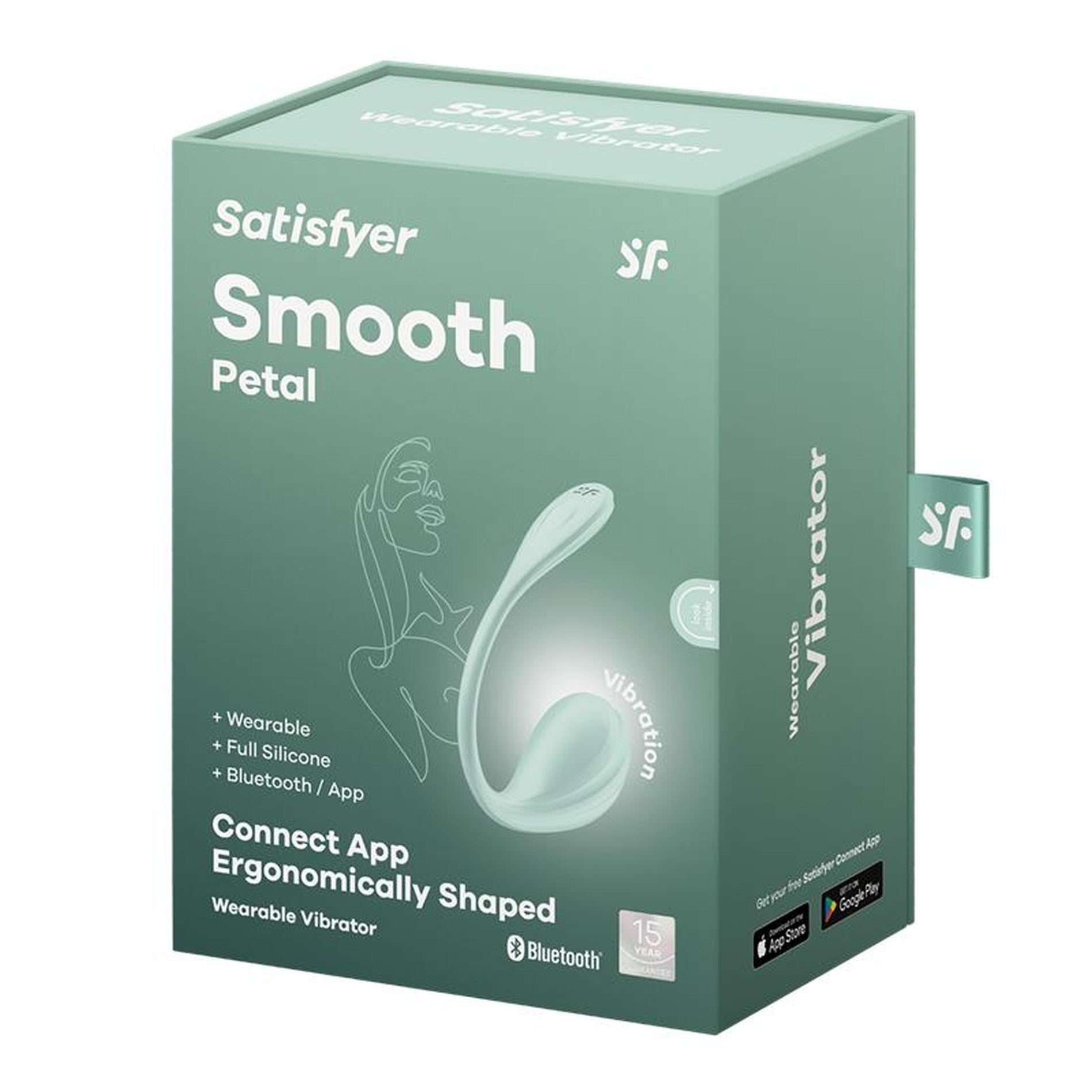 Satisfyer Smooth Petal (Mint) – Wearable G-Spot Stimulator Green > Sex Toys For Ladies > Panty Vibes